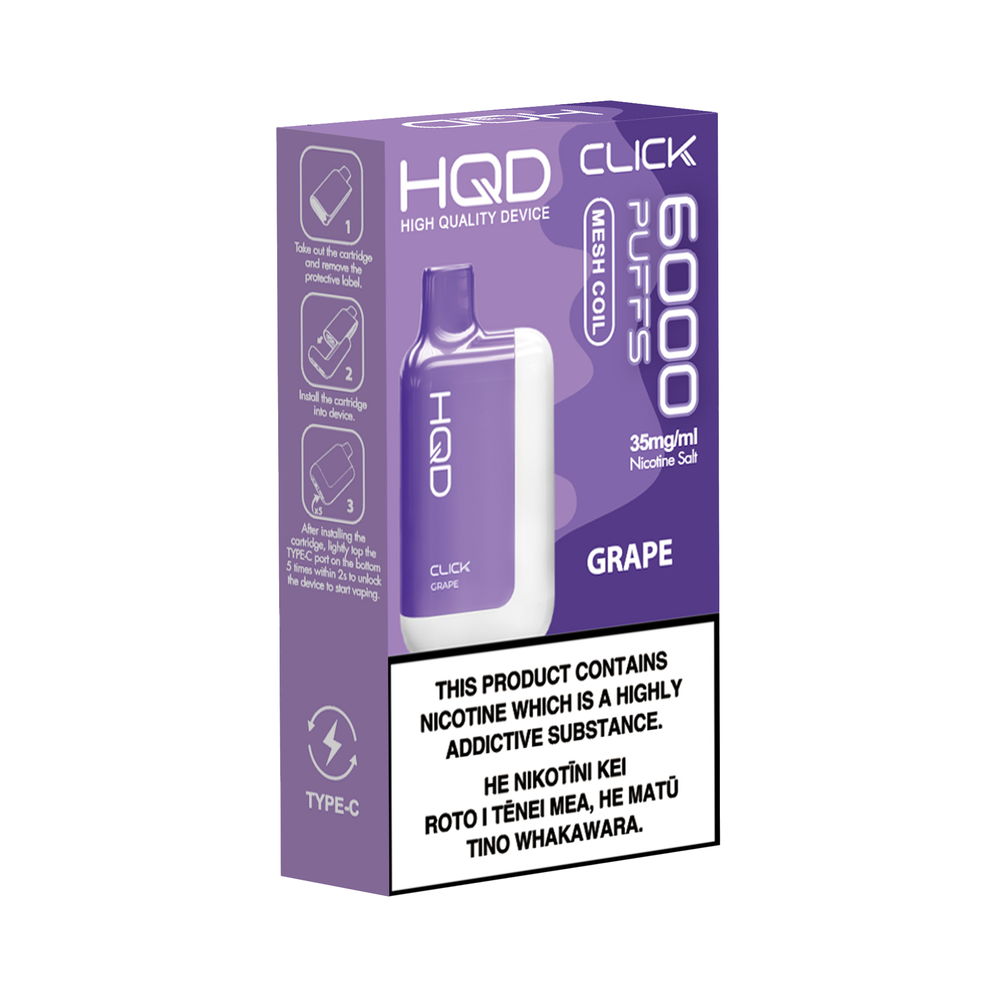 HQD Click Kit - Grape