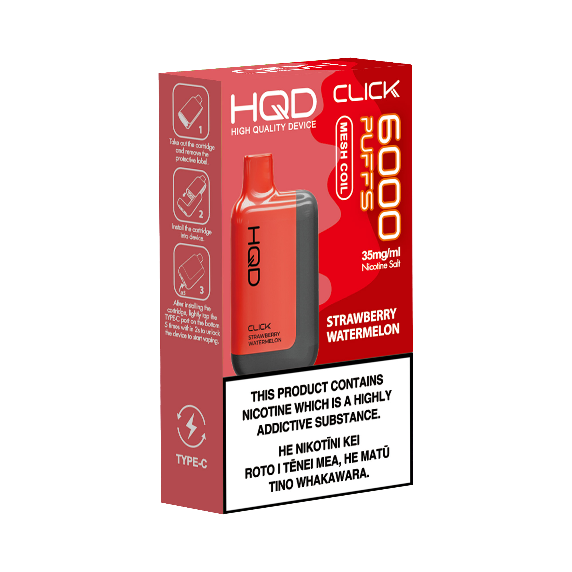 HQD Click Kit - Strawberry Watermelon