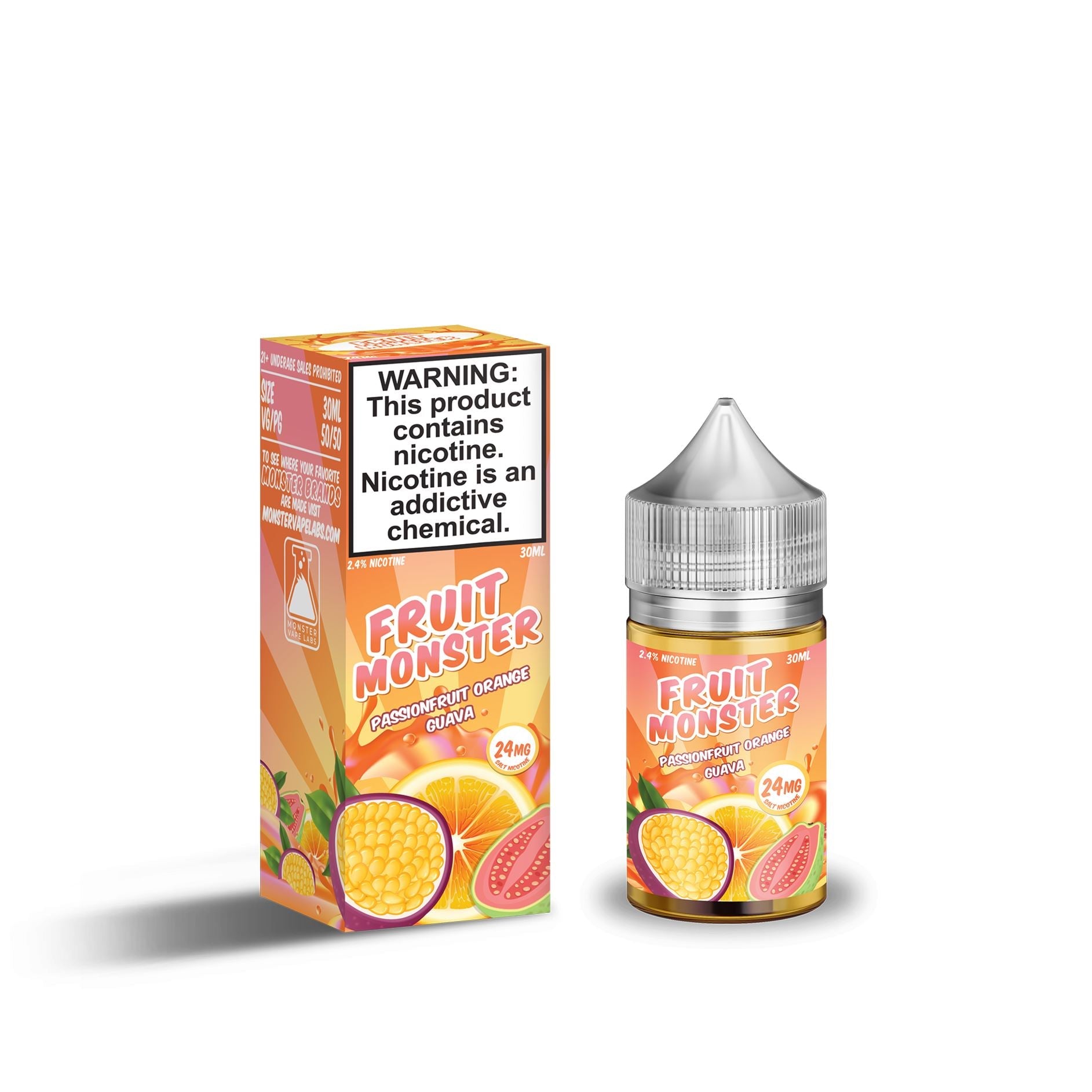 Fruit Monster Salt - Passionfruit Orange Guava - Vapoureyes