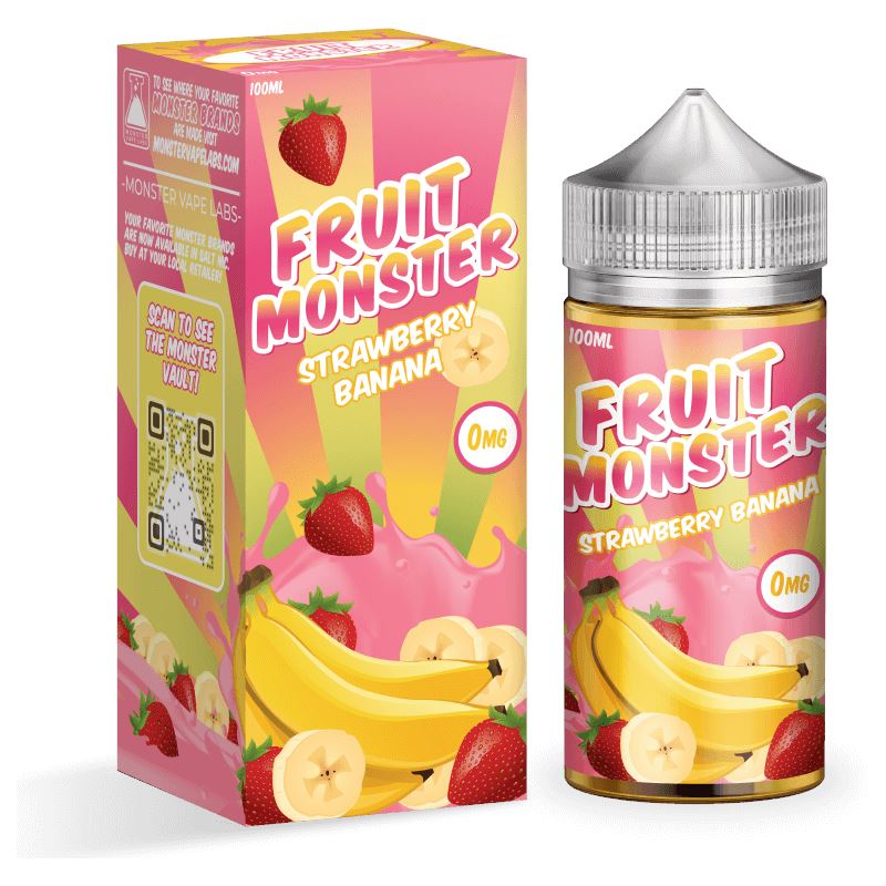 Fruit Monster - Strawberry Banana - Vapoureyes