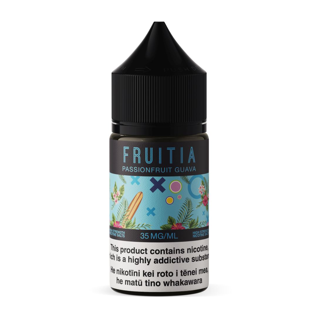 Fruitia Salts - Passionfruit Guava Punch - Vapoureyes