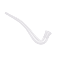 Glass Sherlock J-Hook Pipe - Vapoureyes