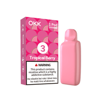 OKK CROSS II Pod (5000 Puffs) - Tropical Berry - Vapoureyes