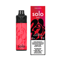 solo MAX Pod Kit (7000 Puffs) - Cherry Pomegranate - Vapoureyes