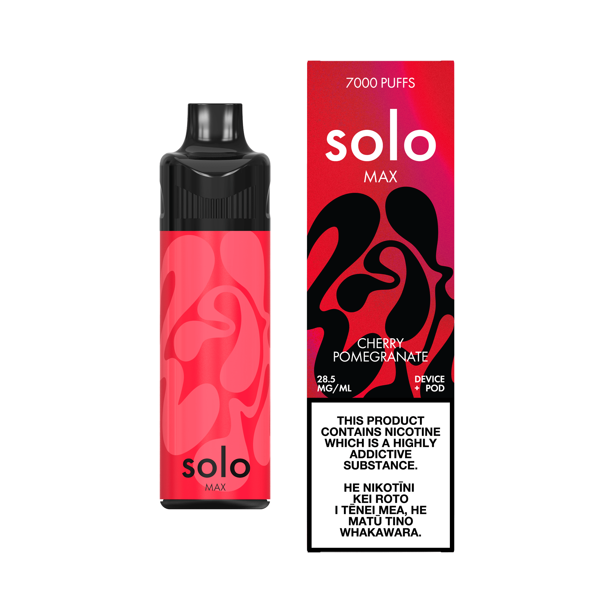 solo MAX Pod Kit (7000 Puffs) - Cherry Pomegranate