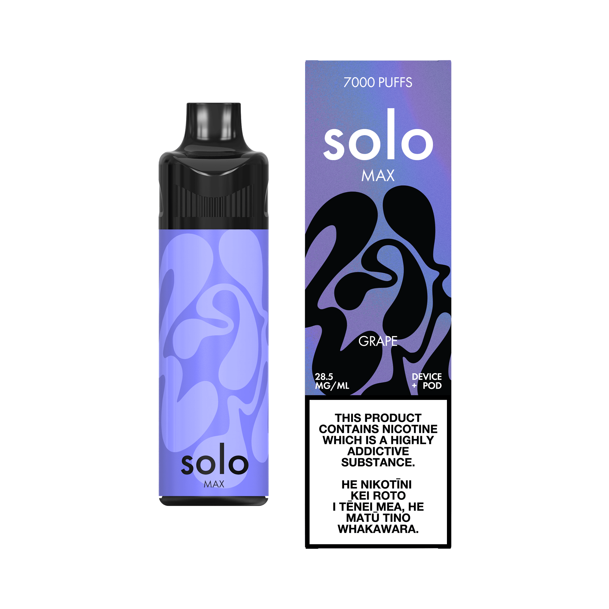 solo MAX Pod Kit (7000 Puffs) - Grape