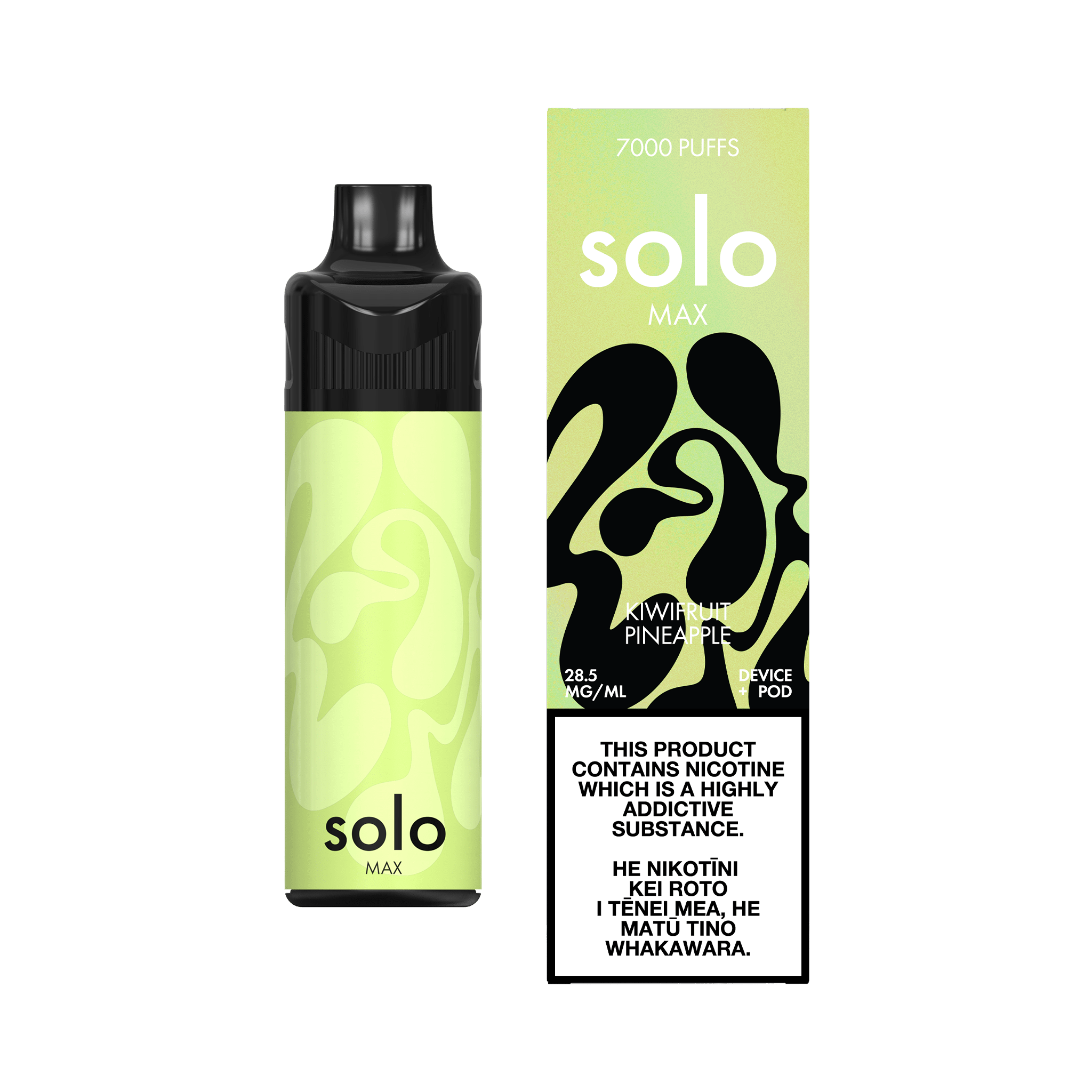 solo MAX Pod Kit (7000 Puffs) - Kiwifruit Pineappple