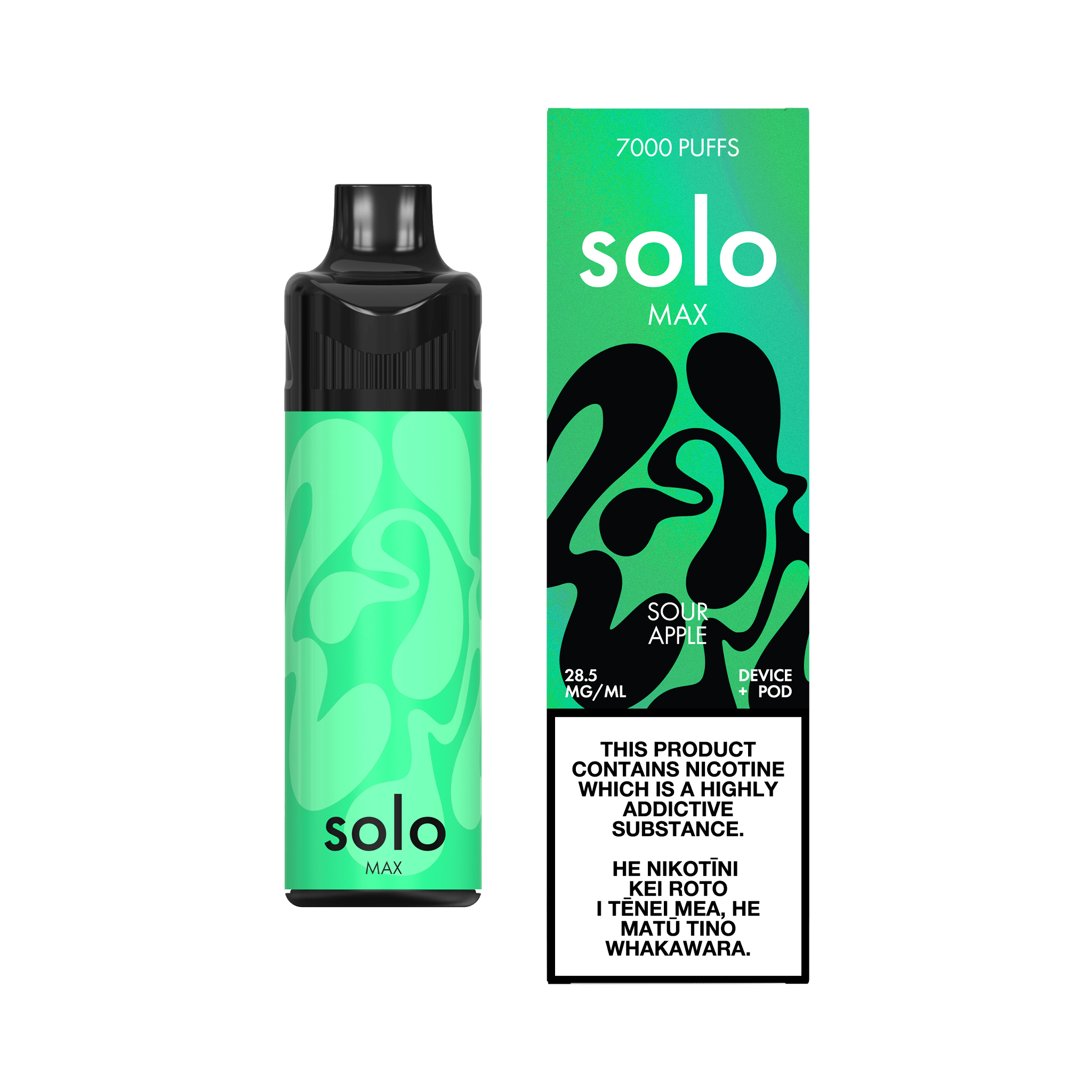 solo MAX Pod Kit (7000 Puffs) - Sour Apple