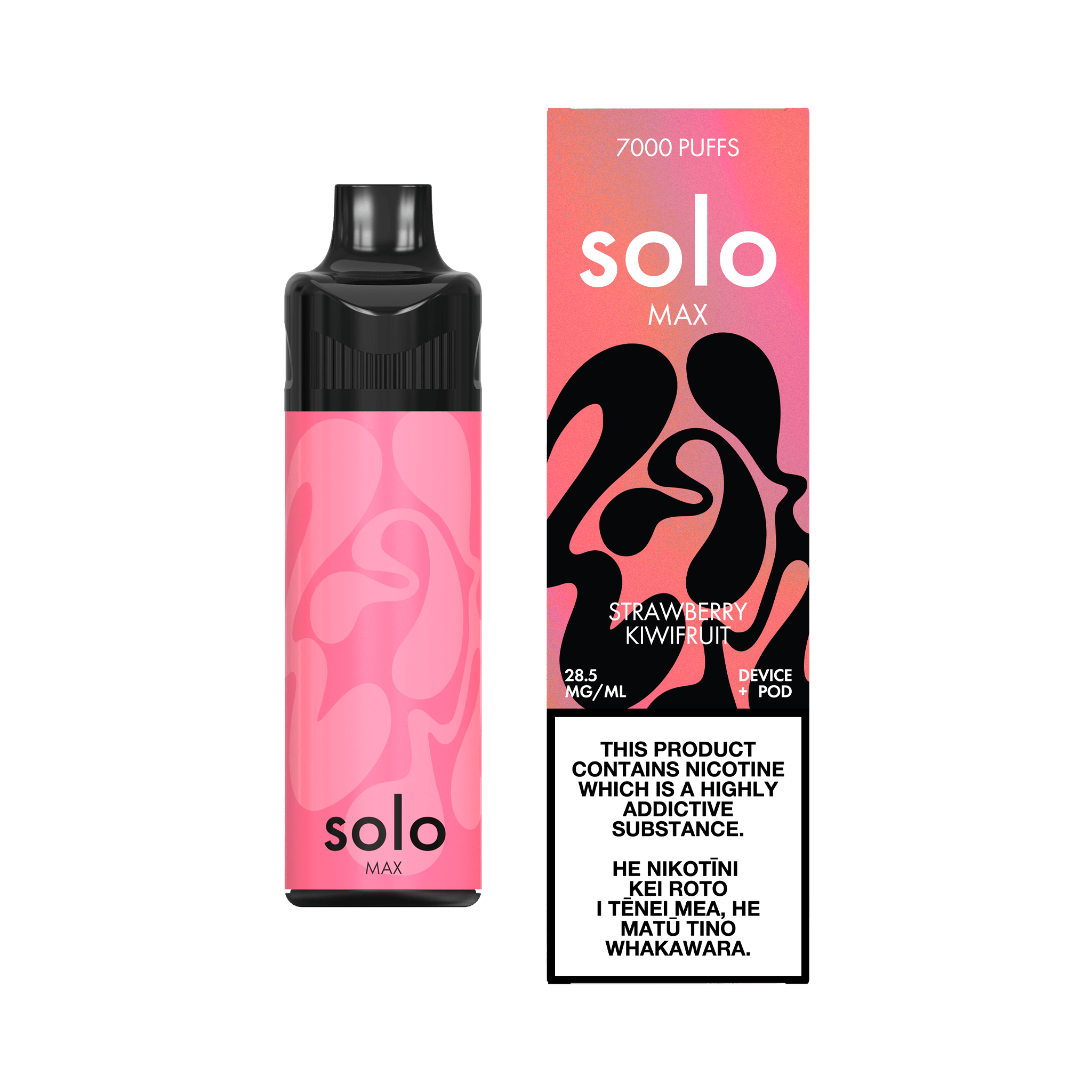 solo MAX Pod Kit (7000 Puffs) - Strawberry Kiwifruit