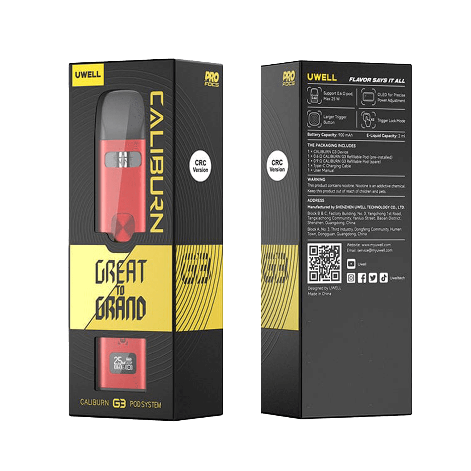 Uwell - Caliburn G3 Pod Kit