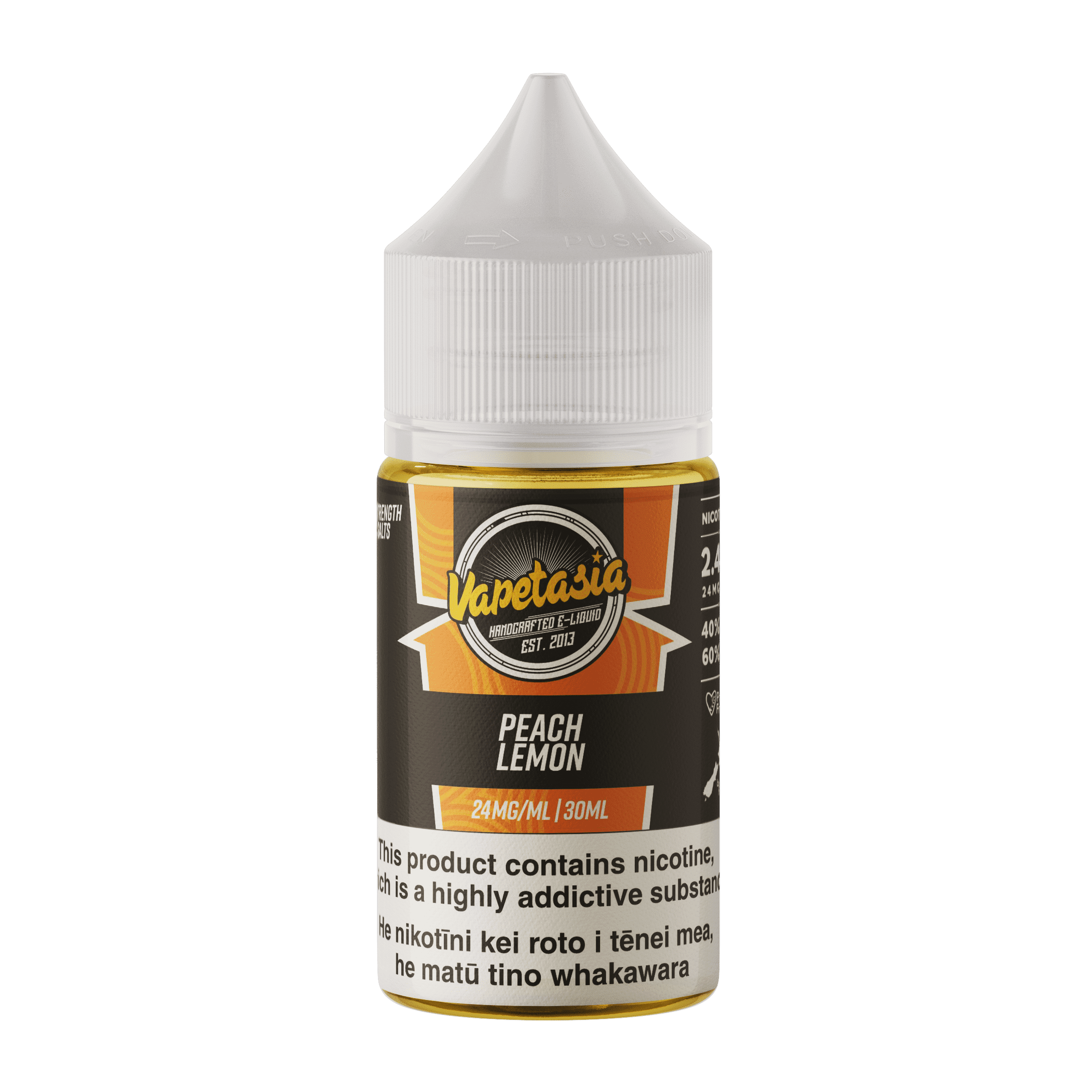 Vapetasia Lemonade Salts - Peach Lemon