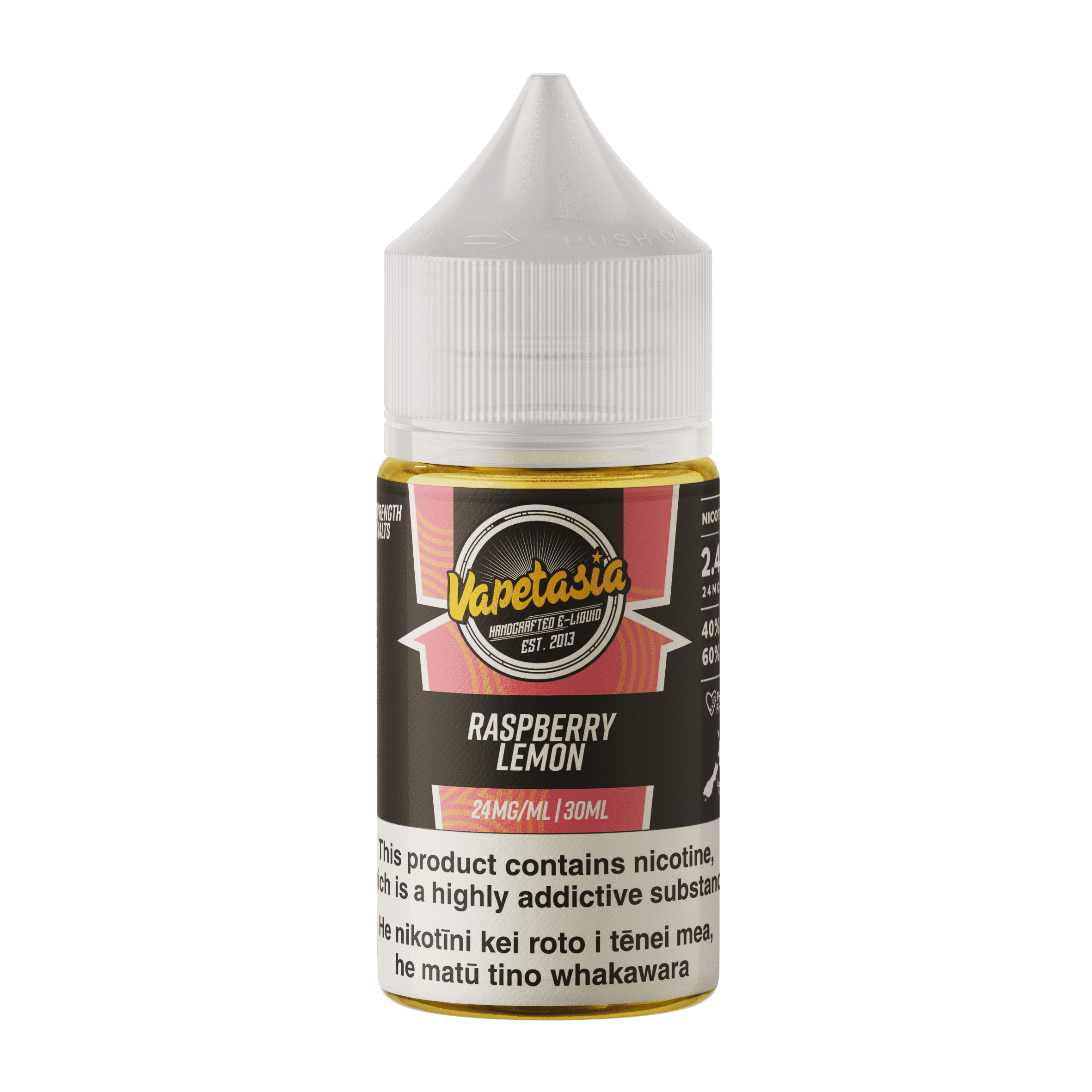 Vapetasia Lemonade Salts - Raspberry Lemon