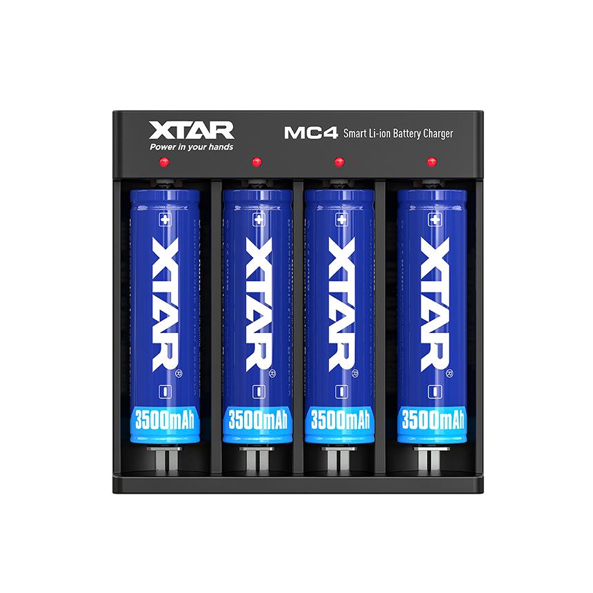 XTAR - MC4 Four Bay USB Battery Charger