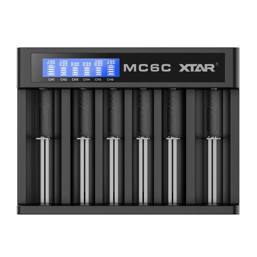 XTAR - MC6C Six Bay USB Battery Charger